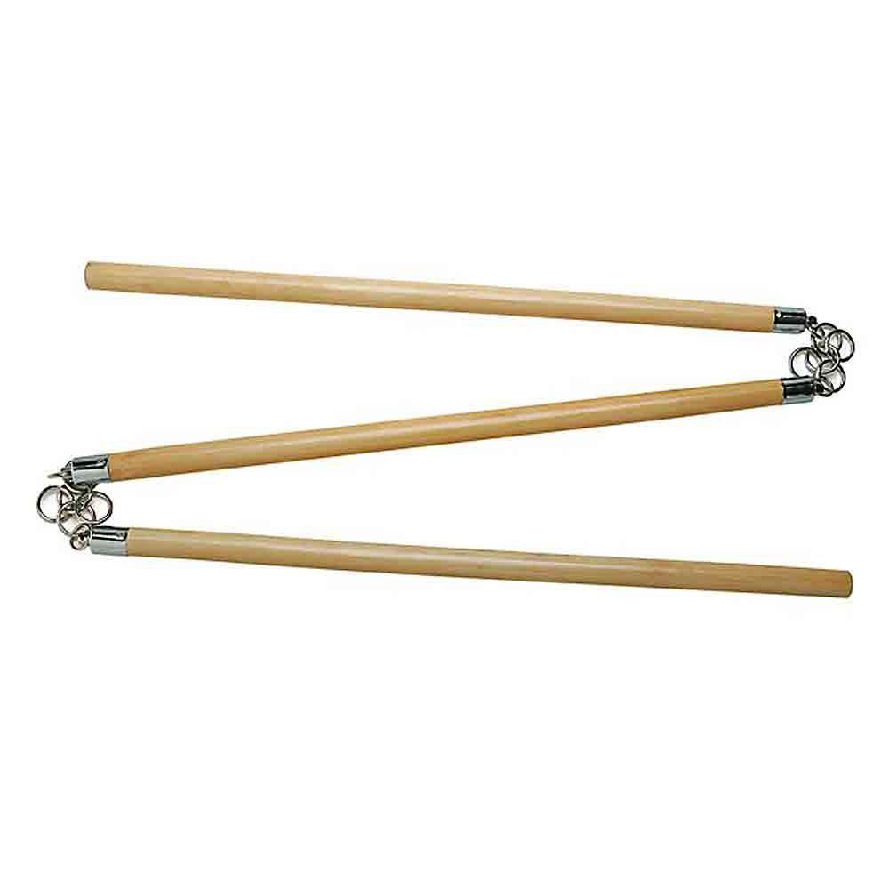 Three Sectional Staff-Plain Rattan