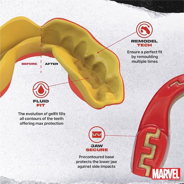 SAFEJAWZ Marvel Iron Man Mouthguard