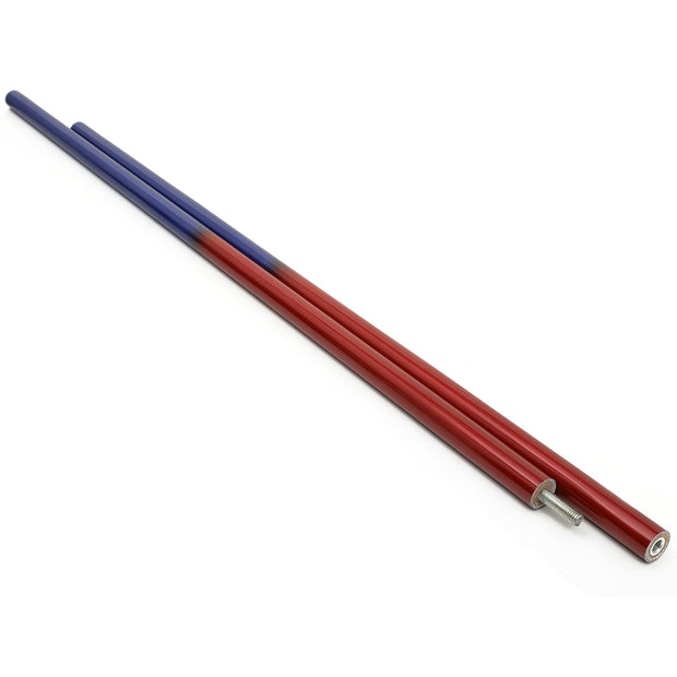 Graphite Bo: Tapered 2 Sectional-Blue/Red-72" (6ft)