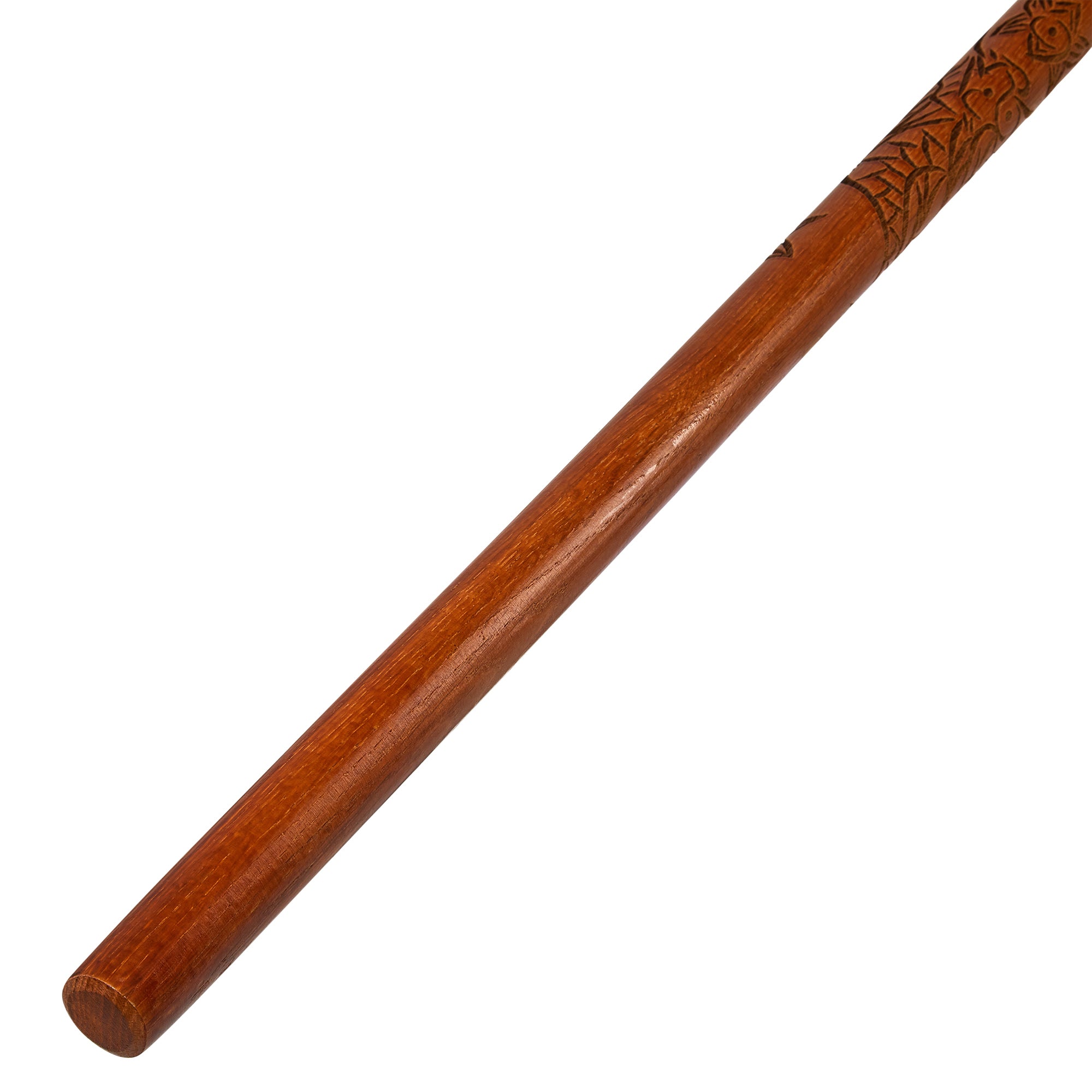 Bo Staff Carved Dragon-60