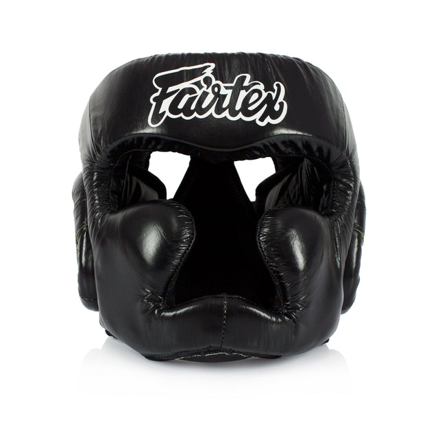 HG13 Fairtex Diagonal Vision Sparring Headguard-Black