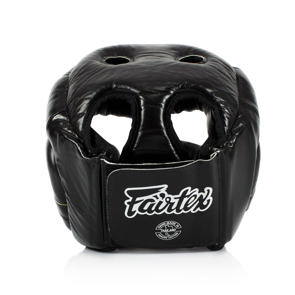 HG13 Fairtex Diagonal Vision Sparring Headguard-Black