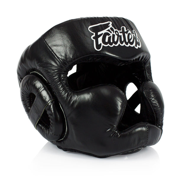 HG13 Fairtex Diagonal Vision Sparring Headguard-Black