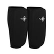 Elasticated Shin Pads-Black