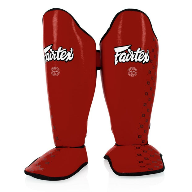 Fairtex SP5 Muay Thai Shin Pads-Red