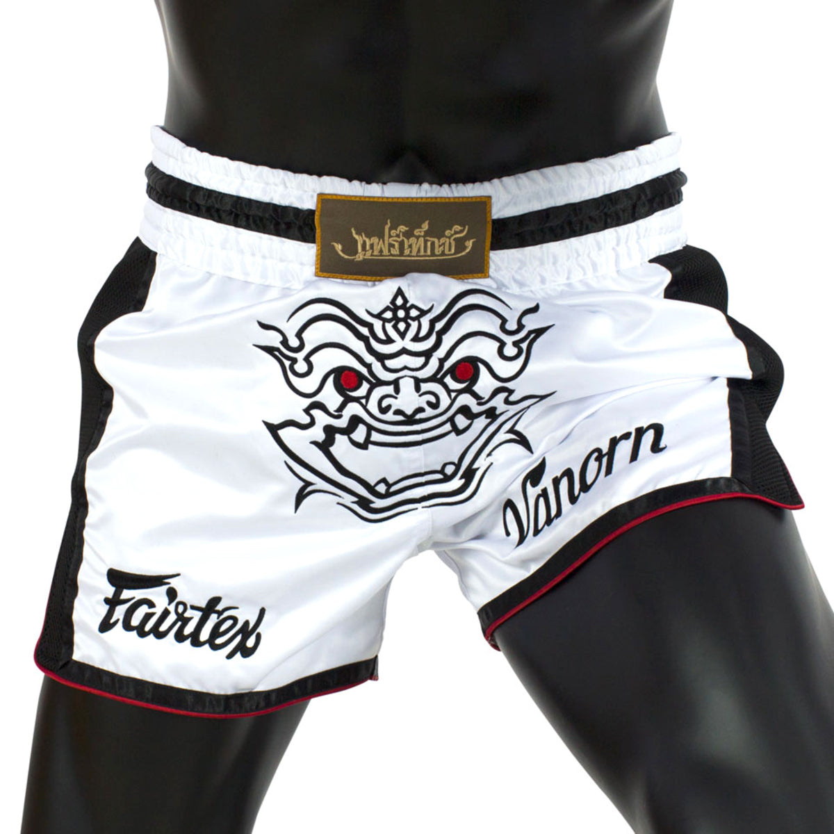 Fairtex Vanorn Slim Cut Muay Thai Shorts-White