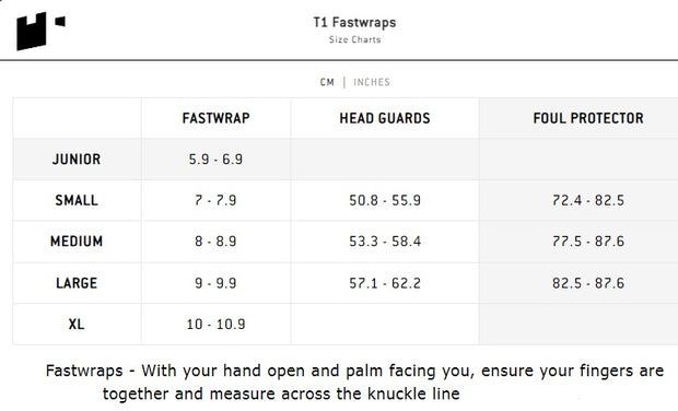 Fortress Boxing T1 Fastwraps Hand Wraps-Black