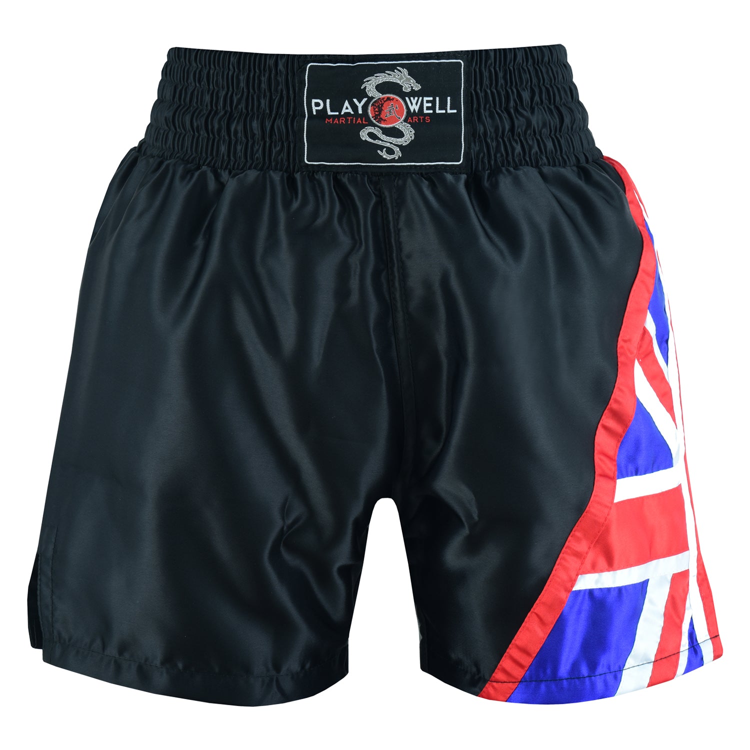 Childrens Competition Boxing Shorts-UK Flag