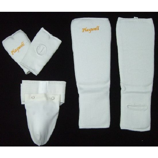 Karate Sparring Kit 1-Elasticated White