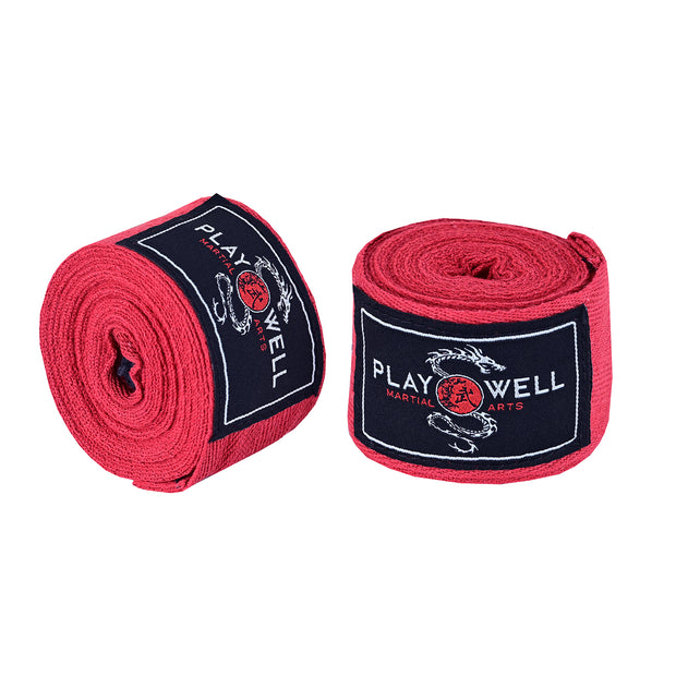 Boxing Elasticated Cotton Maroon Hand Wraps-5M
