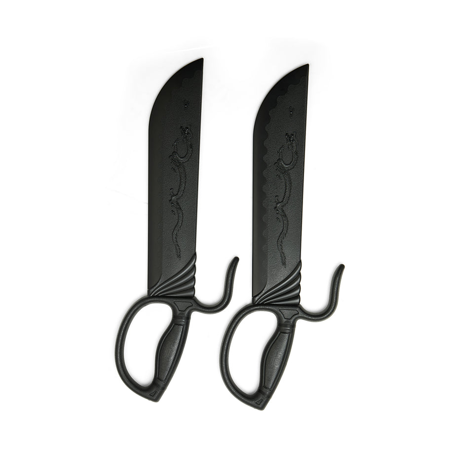Black Polypropylene Dragon Wing Chun Knives