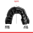 Opro UFC Kids Bronze Self Fit Mouth Guard-Black