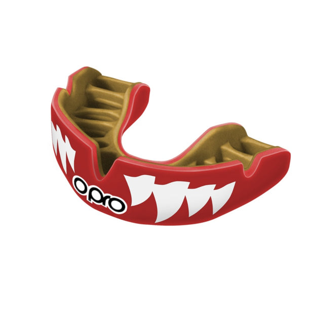 Opro Power Fit Red Aggression Mouthguard-Kids