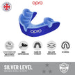 Opro UFC Adults Silver Self Fit Mouth Guard-Black