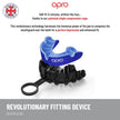 Opro UFC Adults Silver Self Fit Mouth Guard-Black