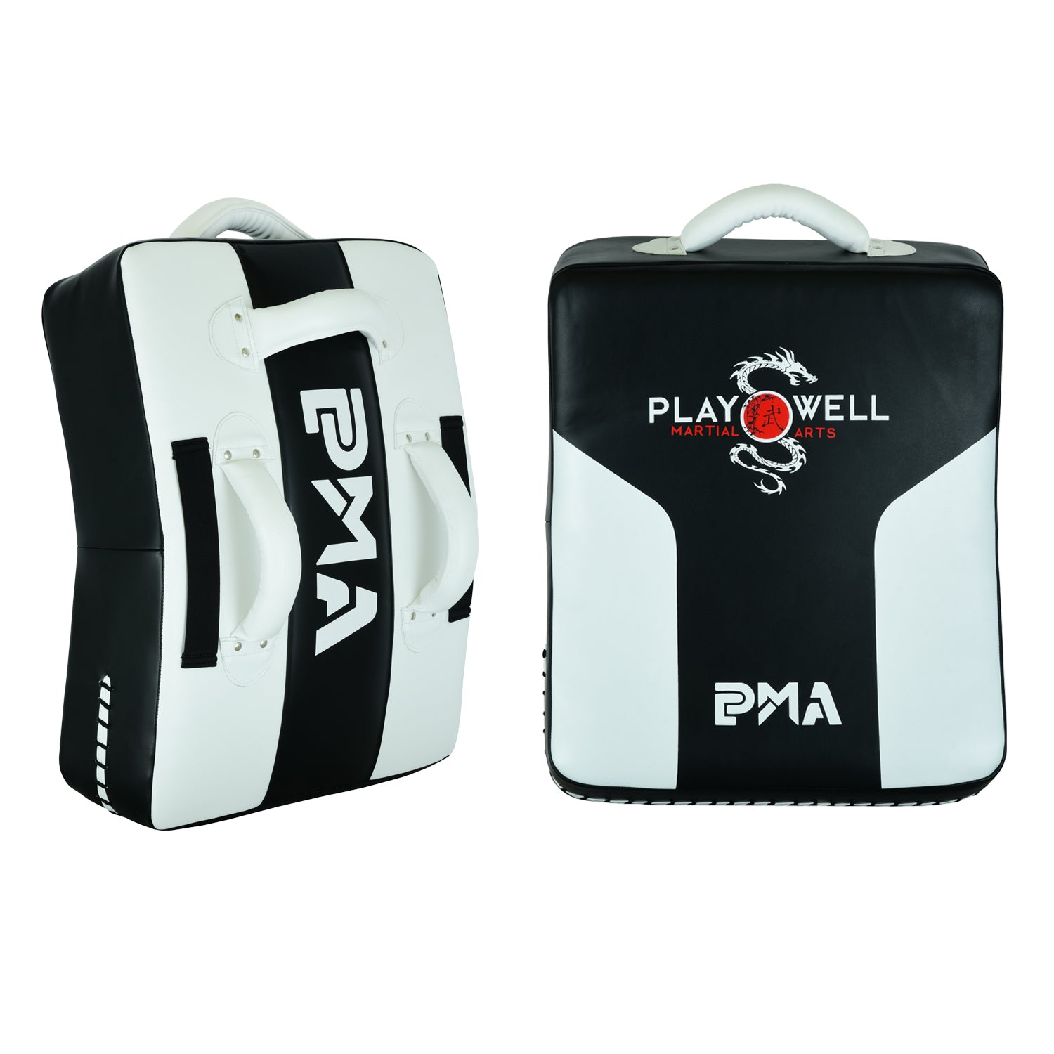 PMA Deluxe Curved Kick Shield with Grip Bar