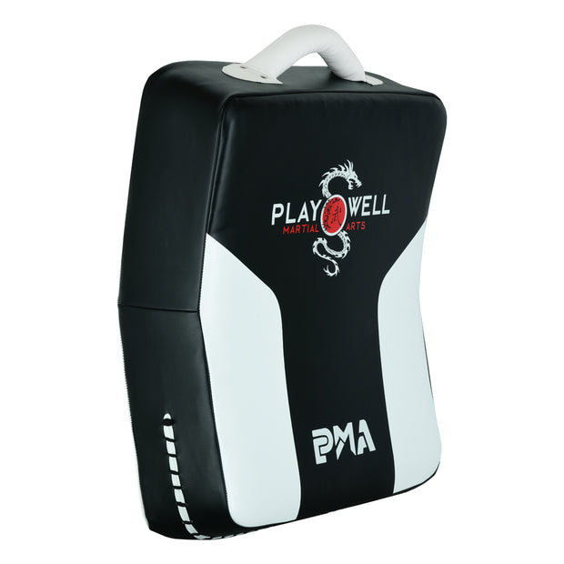 PMA Deluxe Curved Kick Shield with Grip Bar