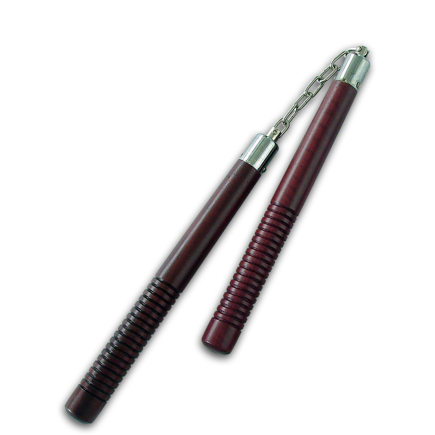 Deluxe Purple Heart Wooden Nunchucks with Chain-12