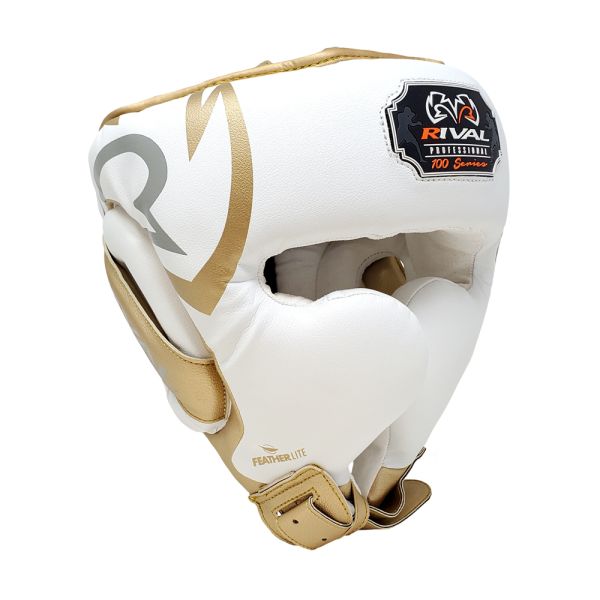 Rival Boxing RHG100 Professional Sparring Head Guard-White