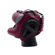Ringside Pinnacle Series Leather Boxing Bar Head Guard-Maroon