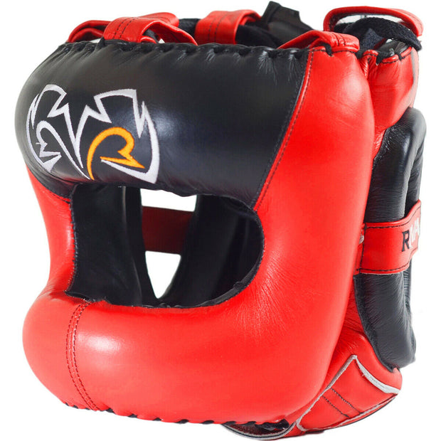 Rival Boxing RHGFS3 Face Saver Head Guard-Red