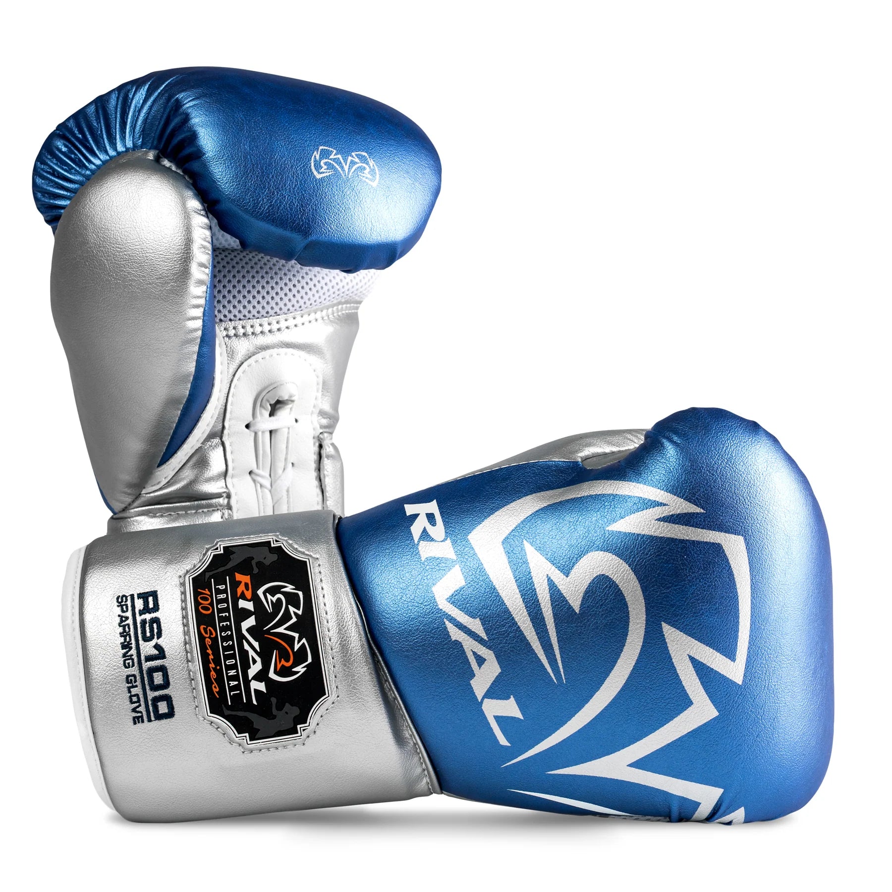 Rival Boxing RS100 Professional Sparring Gloves-Blue