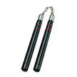 Deluxe Wooden Black Oak 2 Stripes Nunchucks with BB-12