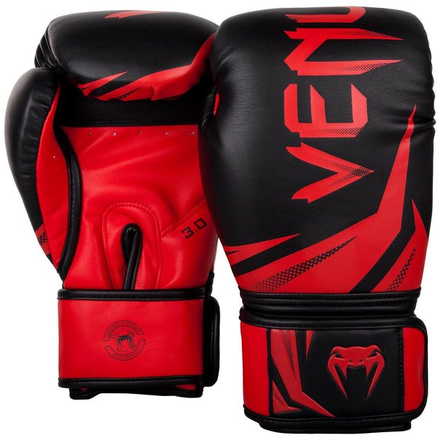 Venum Challenger 3.0 Boxing Gloves-Black/Red
