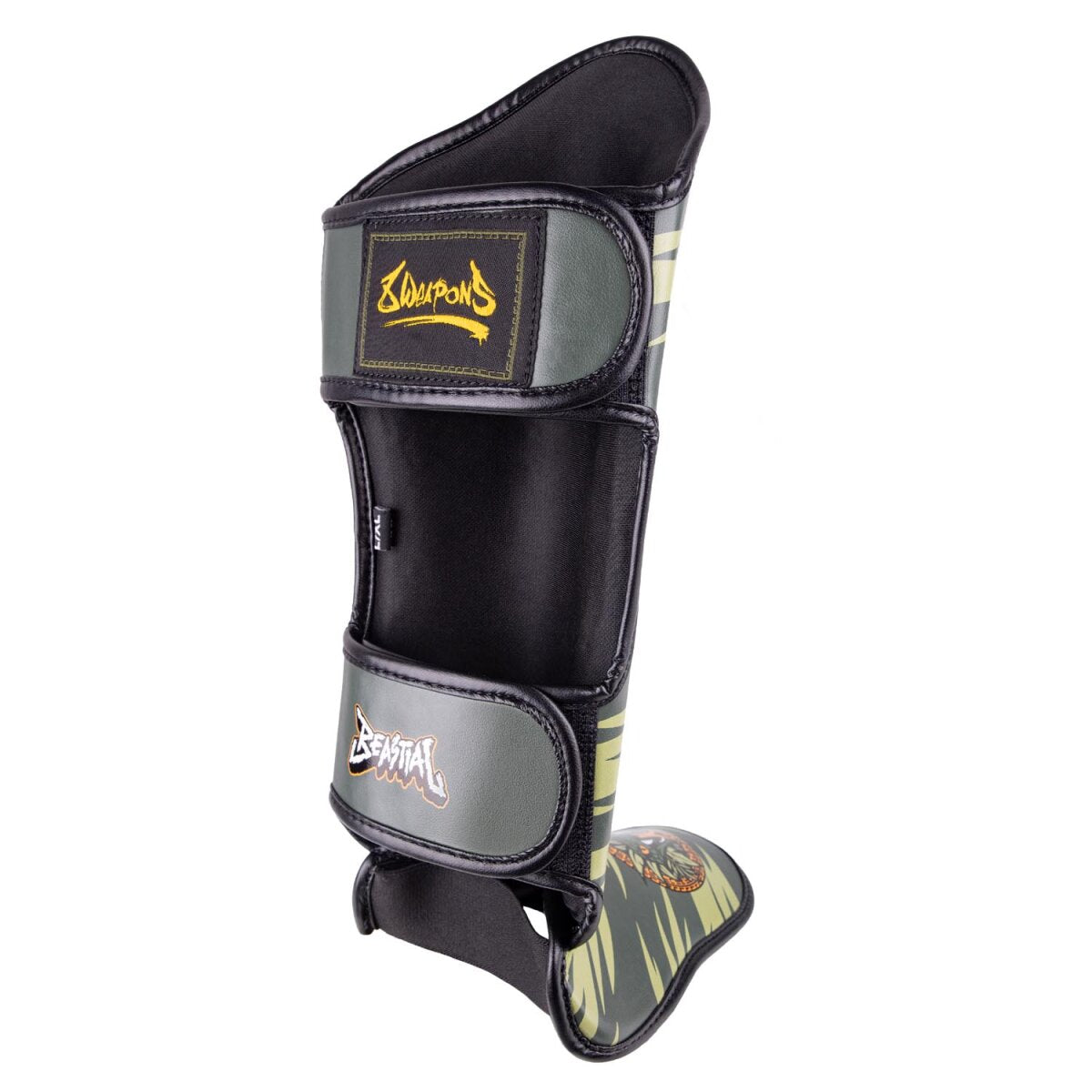 8 Weapons Kids Beastial Viper Muay Thai Shin Guards