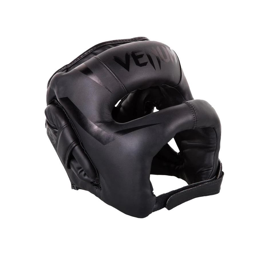 Venum Elite Boxing Iron Headgear-Black/Black