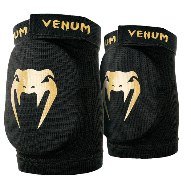 Venum MMA Kontact Elbow Pads-Black/Gold