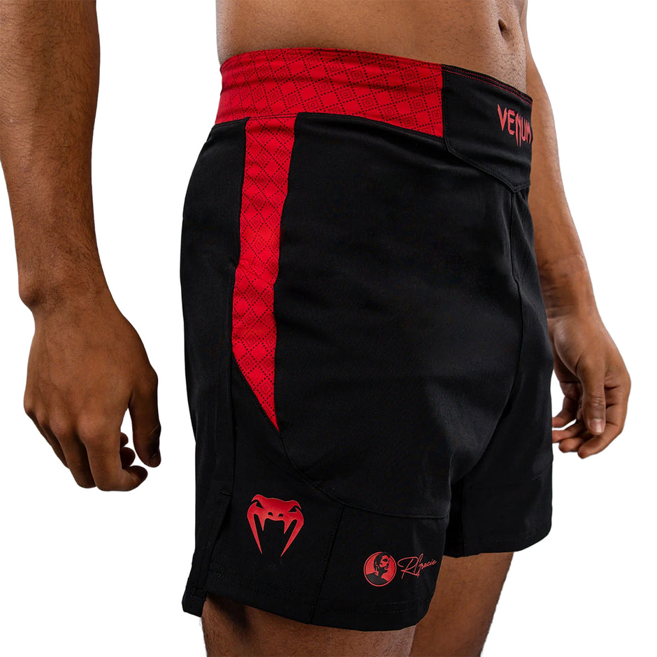 Venum x Roger Gracie Signature Fightshorts-Black/Red