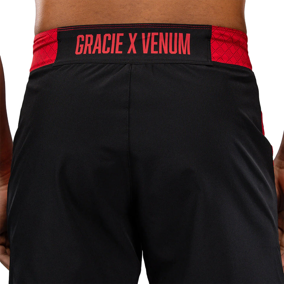 Venum x Roger Gracie Signature Fightshorts-Black/Red