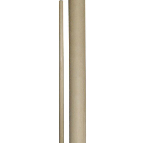 Bo Staff White Waxed Tapered Both Ends-60" (5ft)