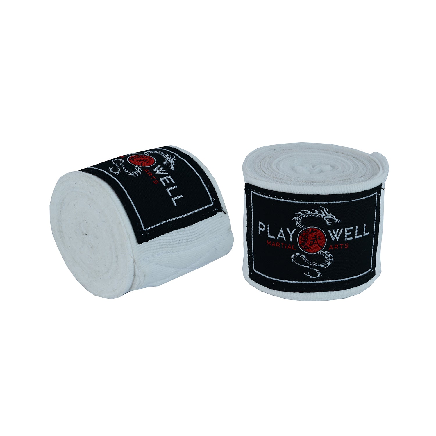 Boxing Elasticated Stretch Cotton White Hand Wraps-4M