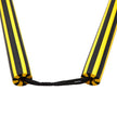 Foam Nunchaku with Cord-Yellow/Black Stripes-12