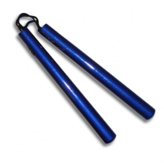 Graphite Nunchaku with cord-All Blue
