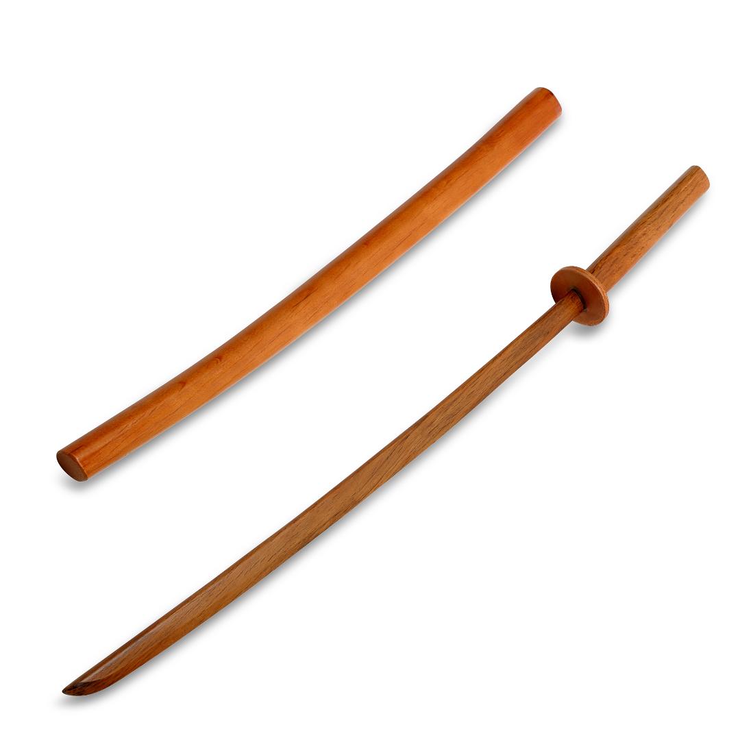 Wooden Bokken with Scabbard-Red Beech Wood
