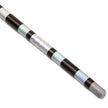 Chrome Competition Silver/Black Lotus Wood Bo Staff-60