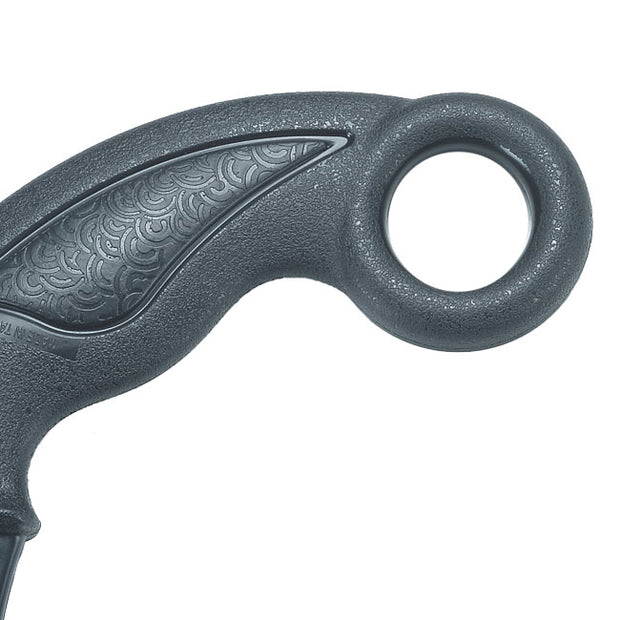 Black Polypropylene Combat "Karambit" Training Knife-7"