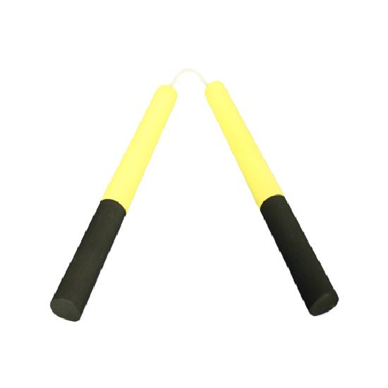 Round Dense Foam Nunchaku-Yellow/Black