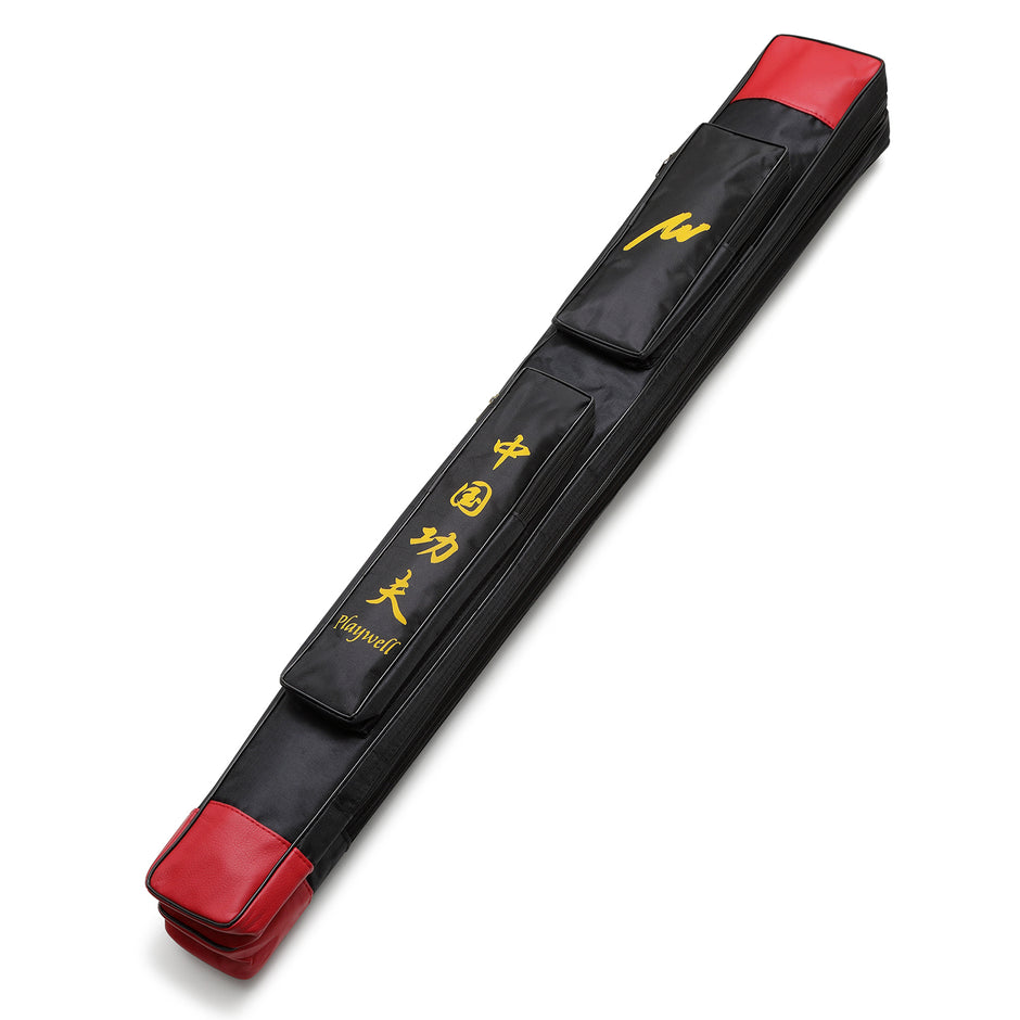 Playwell Double Universal Nylon Sword Case-Black/Red Kanji-41" (3.4ft)