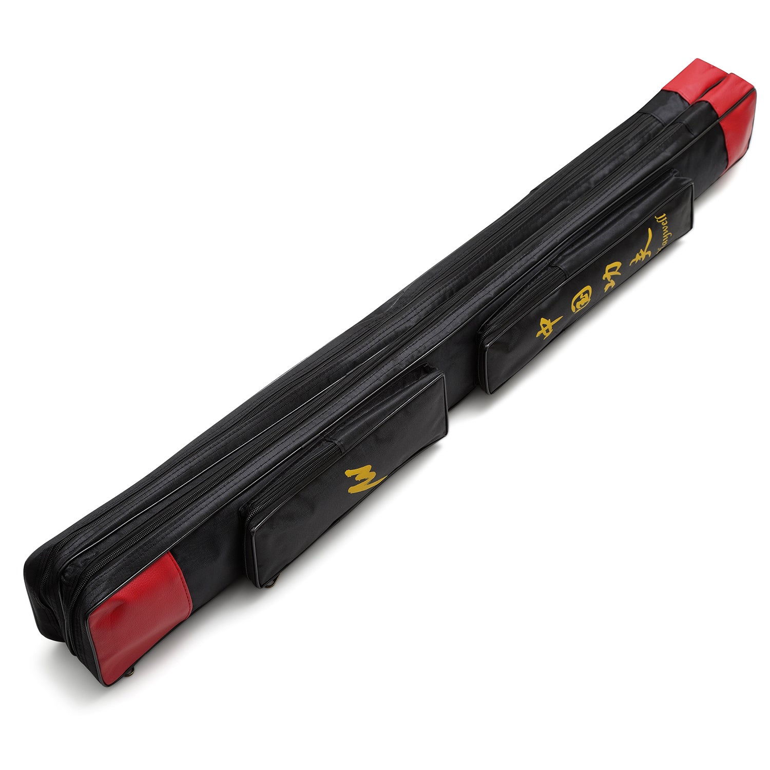 Playwell Double Universal Nylon Sword Case-Black/Red Kanji-41