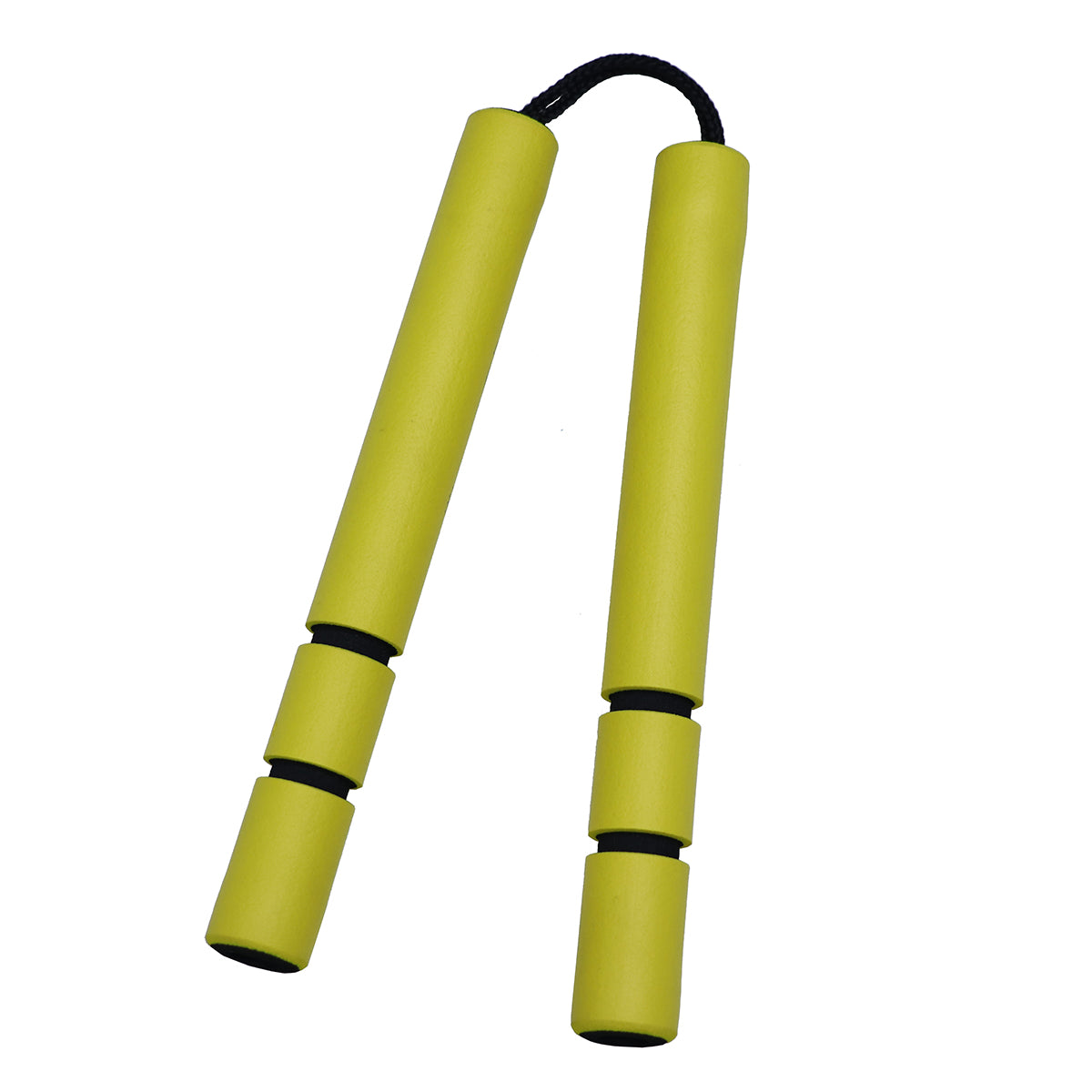 Foam Nunchaku Cord with Yellow Grips-12