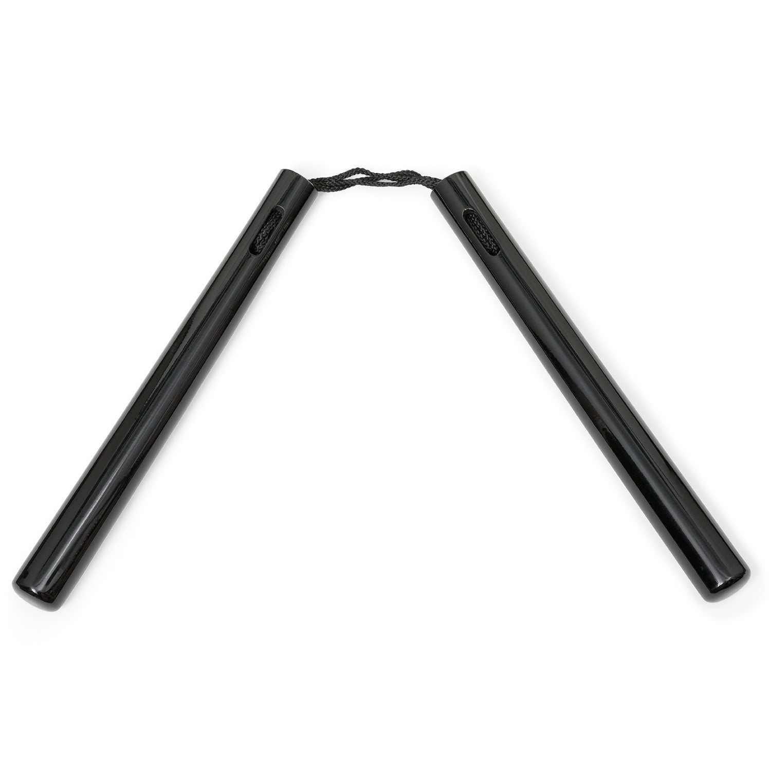 Graphite Nunchaku with Cord-All Black