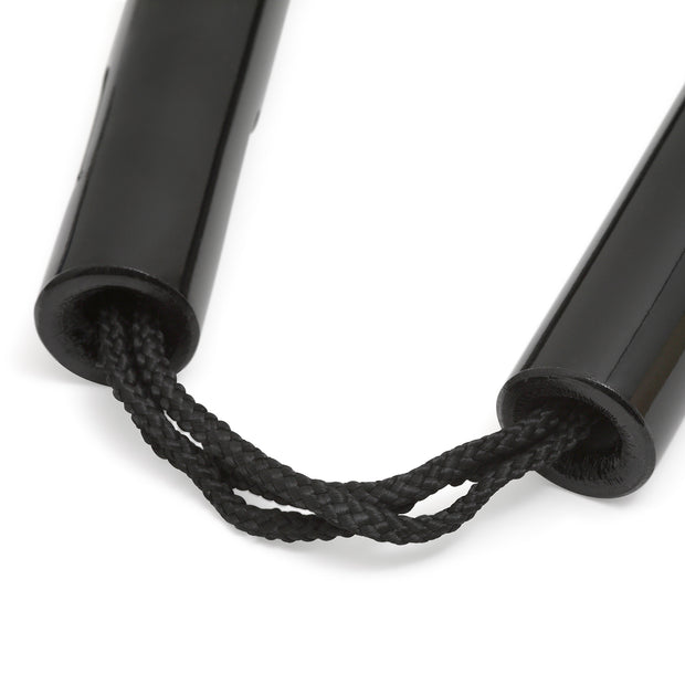 Graphite Nunchaku with Cord-All Black