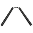 Graphite Nunchaku with Cord-All Black
