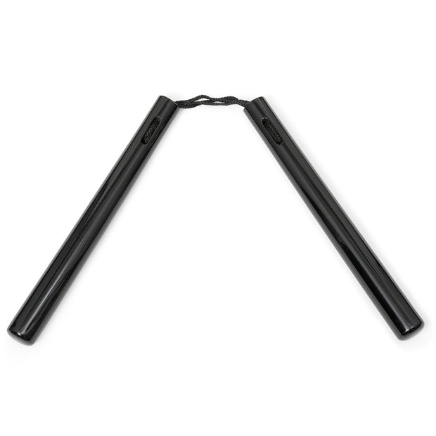 Graphite Nunchaku with Cord-All Black