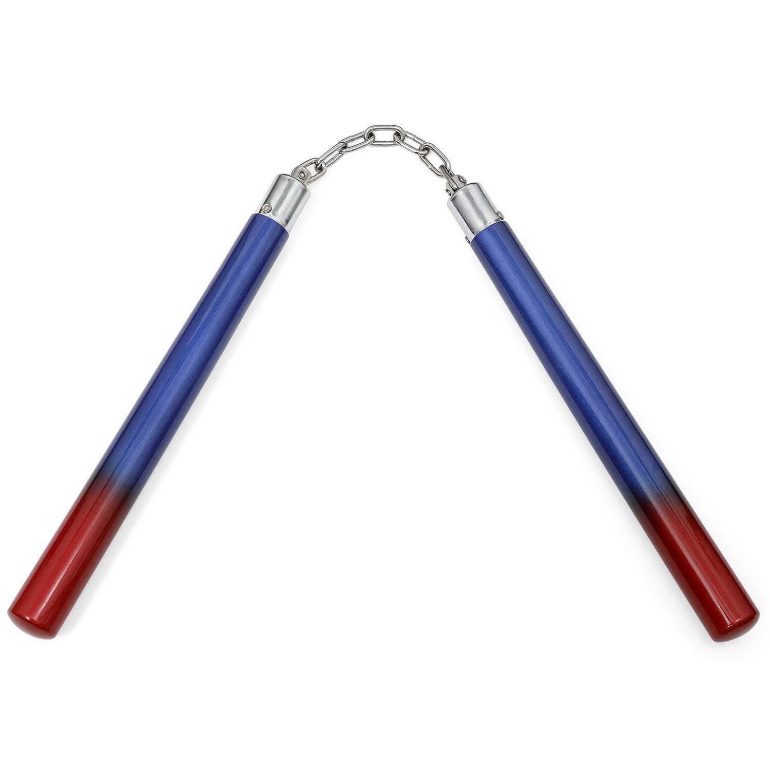 Graphite Nunchaku with BB-Red/Blue-12