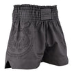 Twin Tiger Satin Muay Thai Competition Fight Shorts-Grey